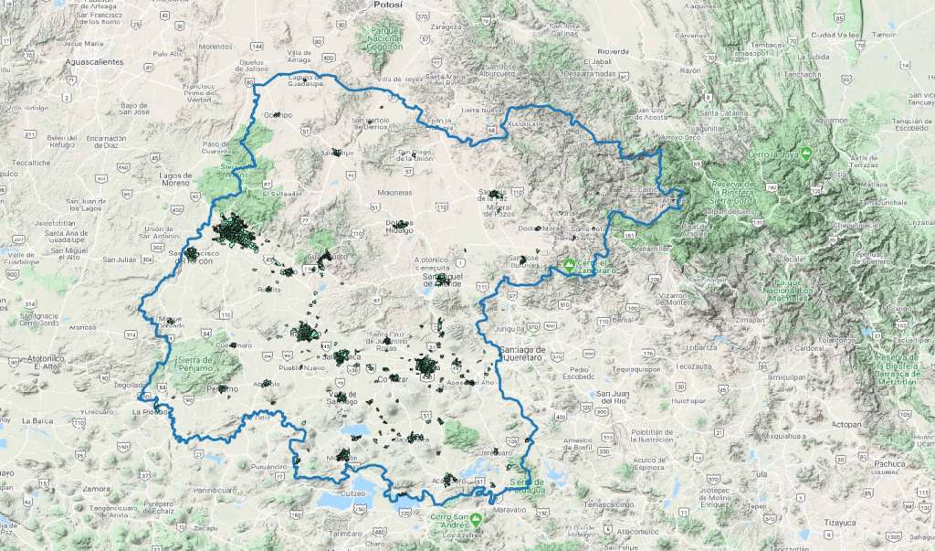 Mexico INEGI Censo Urban AGEB demographic data and boundaries