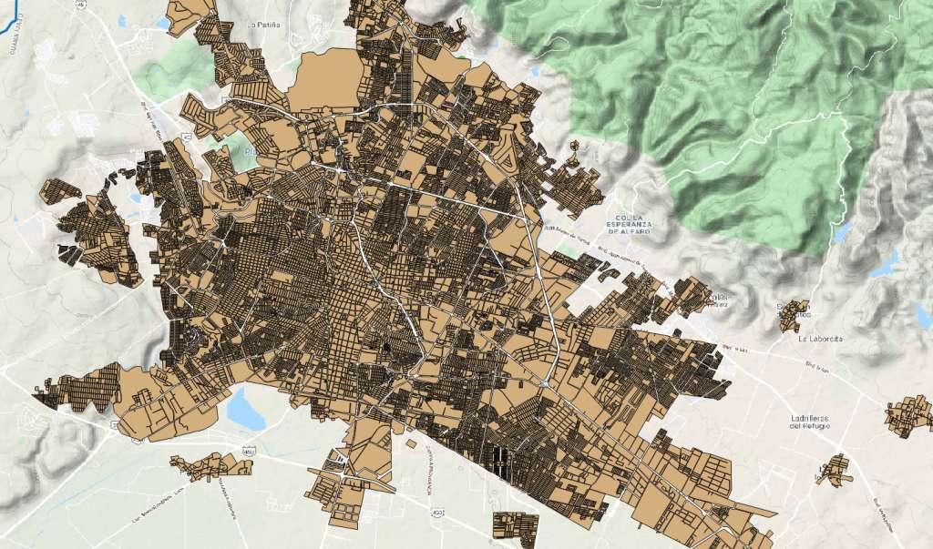 Mexico manzana demographics and boundaries