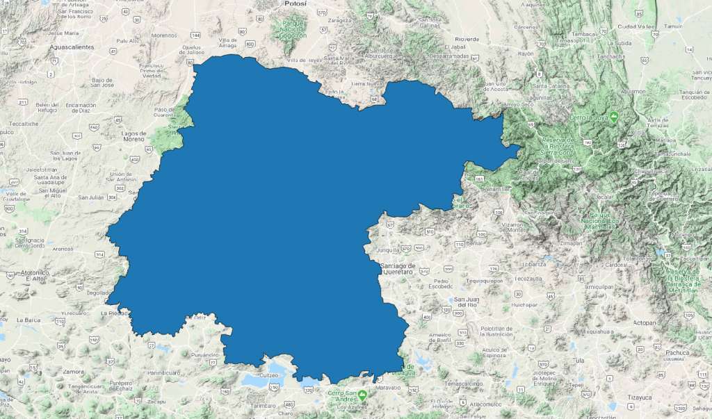 Mexico entidad federal (state) boundaries and data