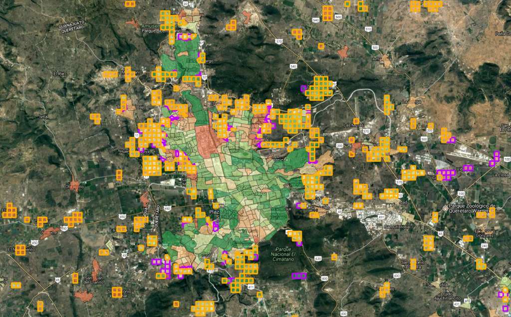 Mexico population, income and demographics in GIS