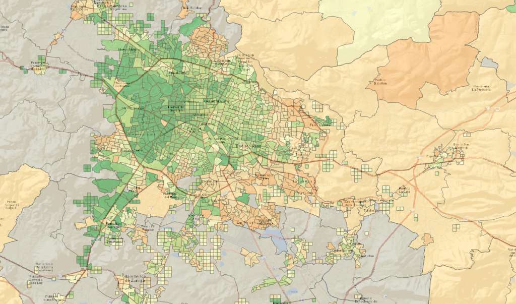 Mexico AGEB Censo data and income estimates