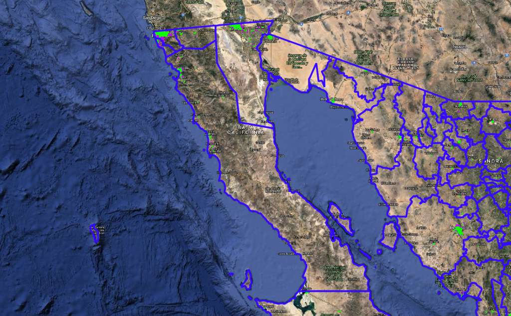 Municipio data and boundaries in GIS for Mexico